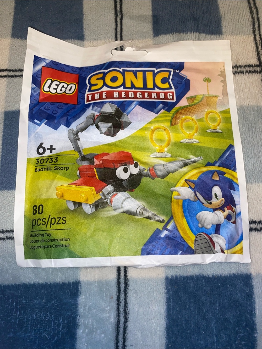 Lego Sonic Badnik Skorp Building Set - Red, Black, Yellow, Silver